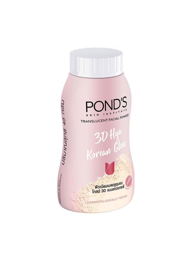 POND'S Translucent Facial Powder 3D Hya Korean Glow 45 G. - Image 2